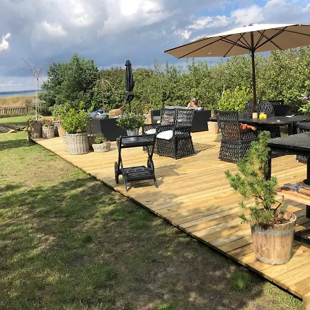 Dobbelt Beach House Langeland, 190m2, 4 Sovevaerelser, 20 M Til Strand Villa